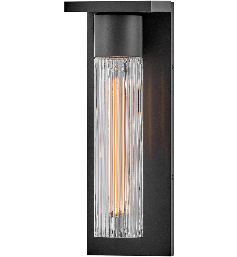 Hinkley Lighting - 29030BK - Voight 14.75-Inch Outdoor Wall Sconce