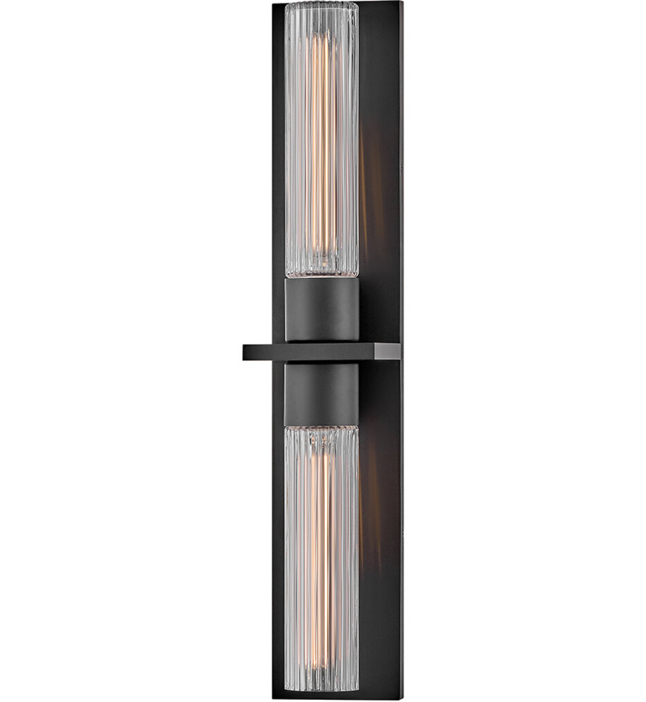 Hinkley Lighting - 29035BK - Voight 27.25-Inch Outdoor Wall Sconce