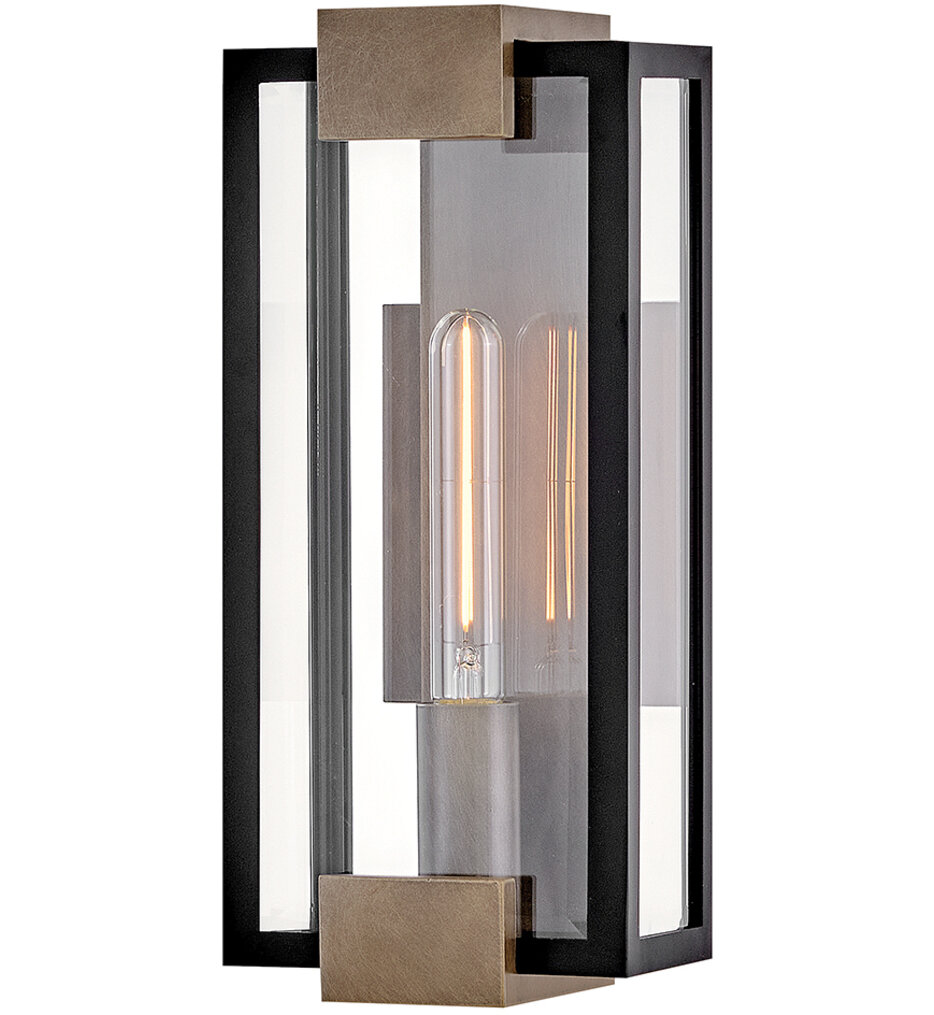 Hinkley Lighting - 29050BK - Bergen 15-Inch Outdoor Wall Sconce