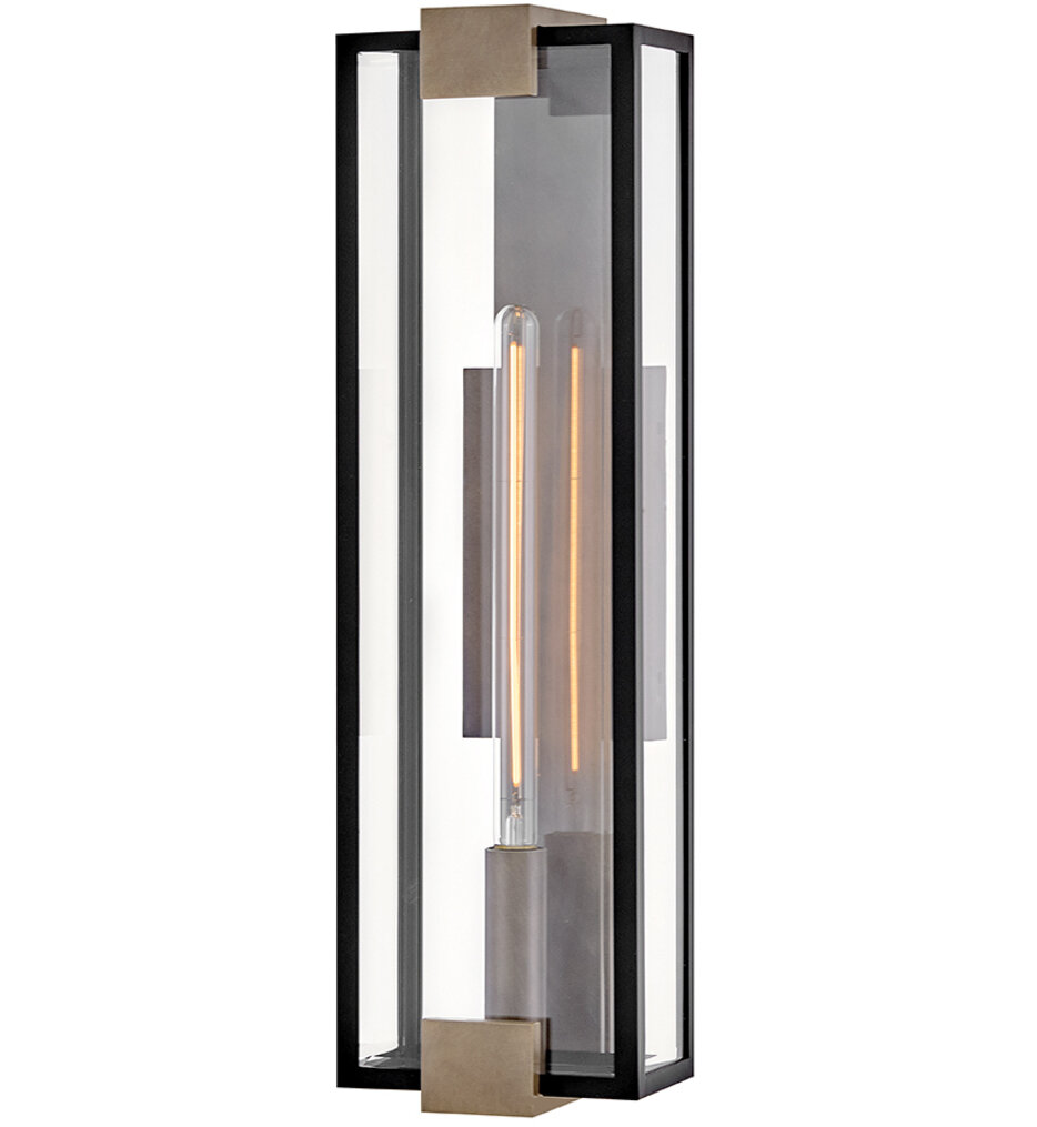 Hinkley Lighting - 29055BK - Bergen 28-Inch Outdoor Wall Sconce