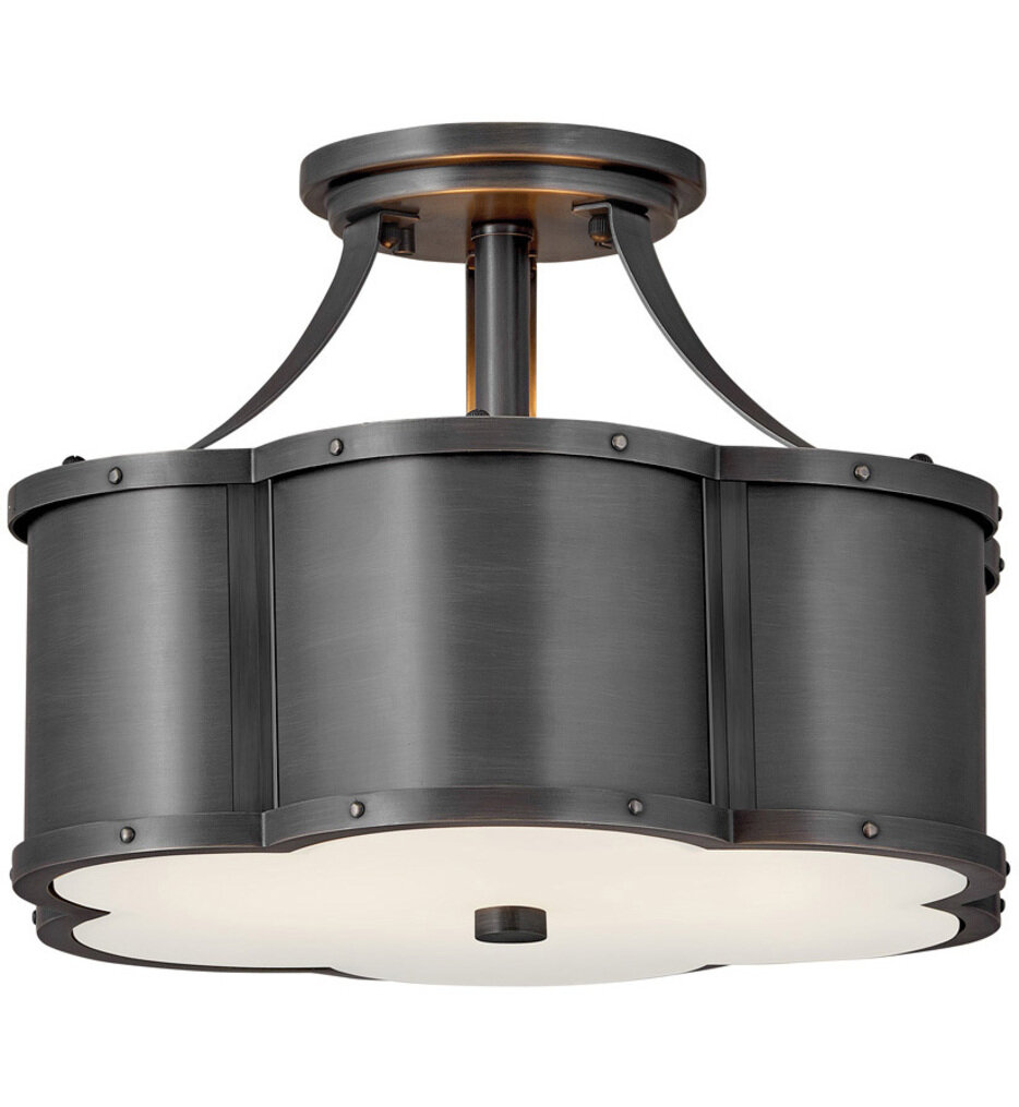 Hinkley Lighting - Chance 14.25" Semi Flush Mount