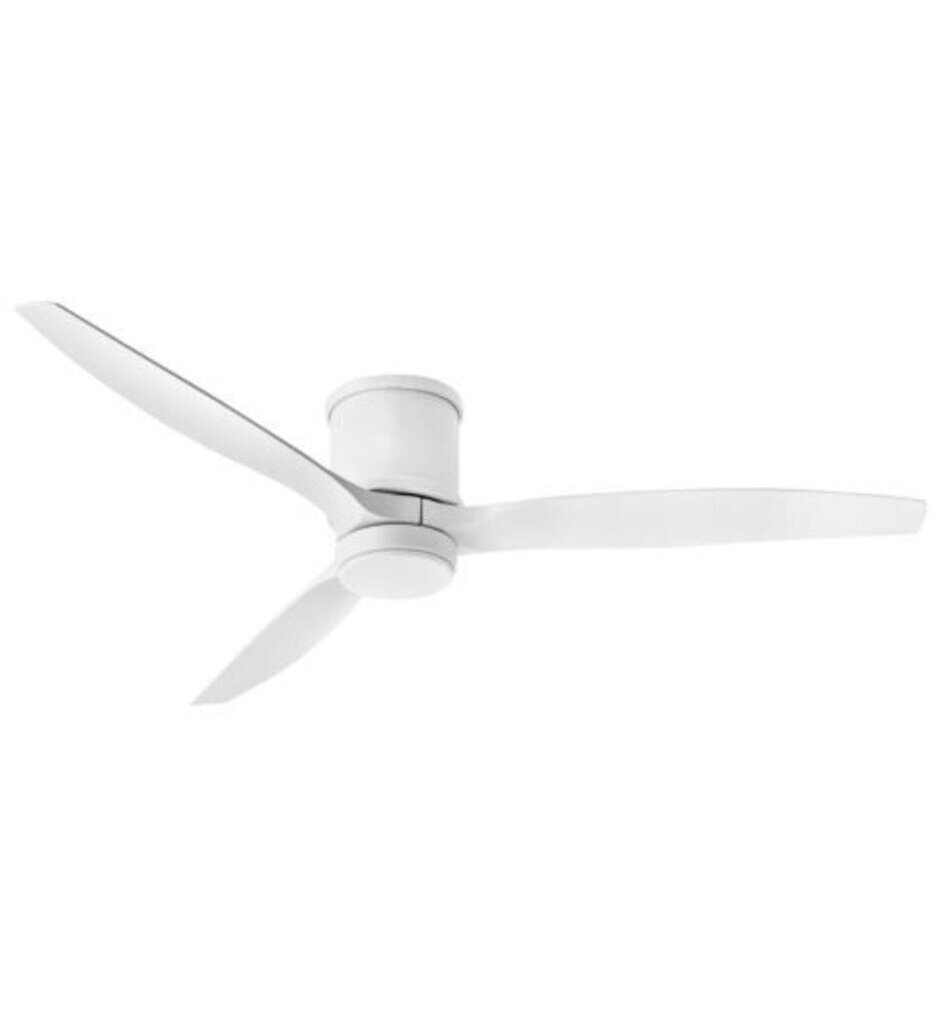 Flush Mount Ceiling Fan On Angled Shelly Lighting