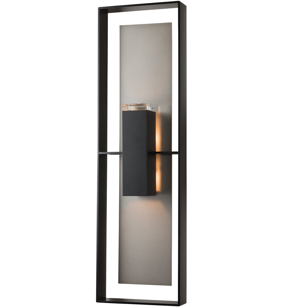 Shadow Box Tall Outdoor Wall Sconce