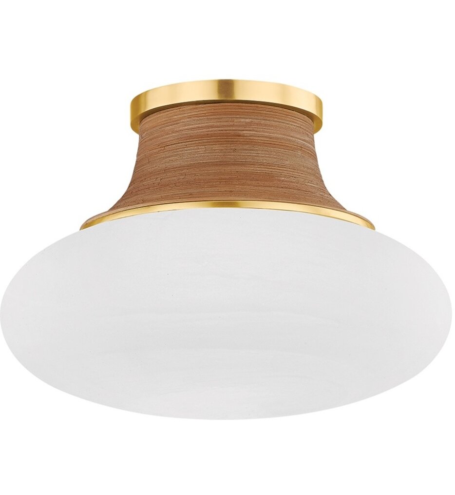 Hudson Valley - 2310-AGB - Pearl River 15" Flush Mount