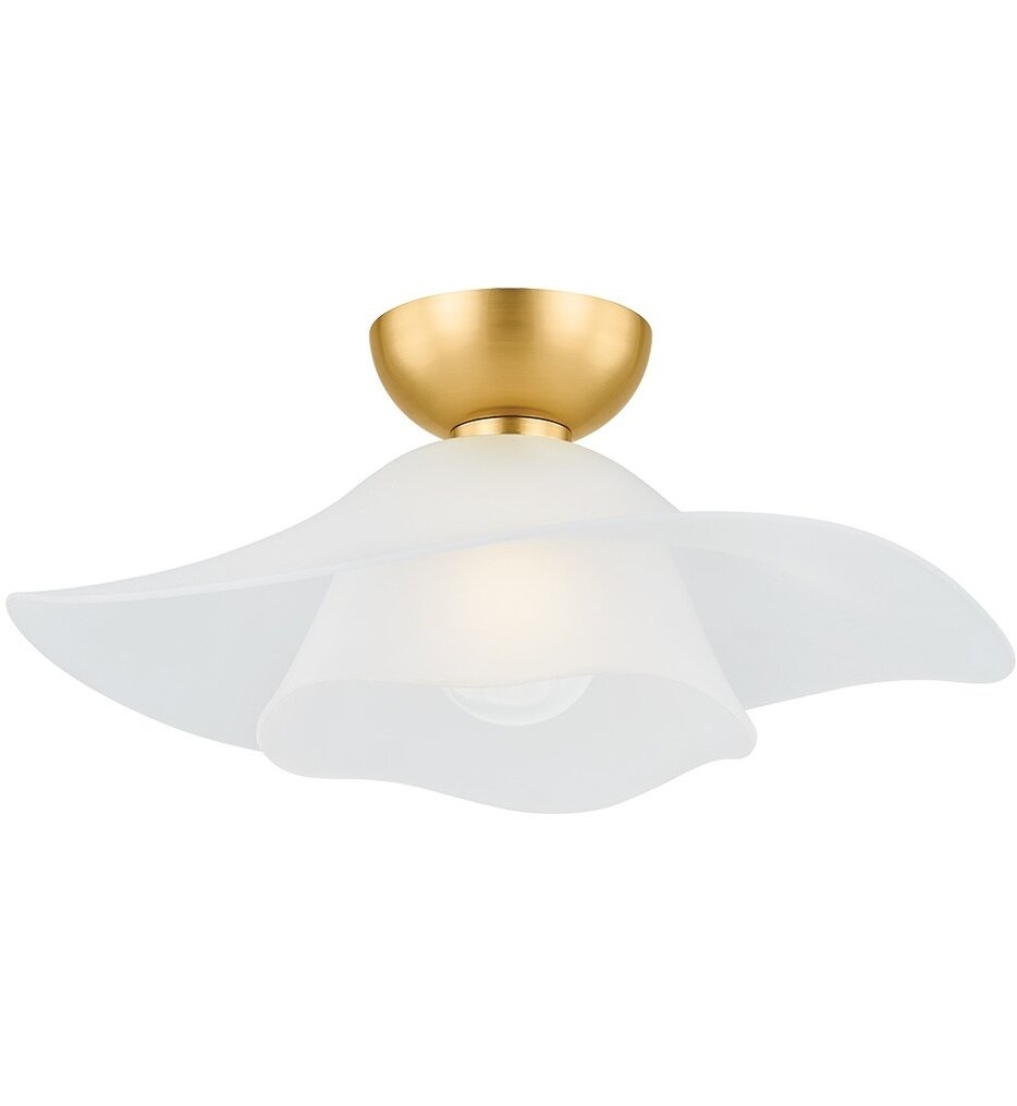 Hudson Valley - 2918-AGB - Netherlee 18" Flush Mount