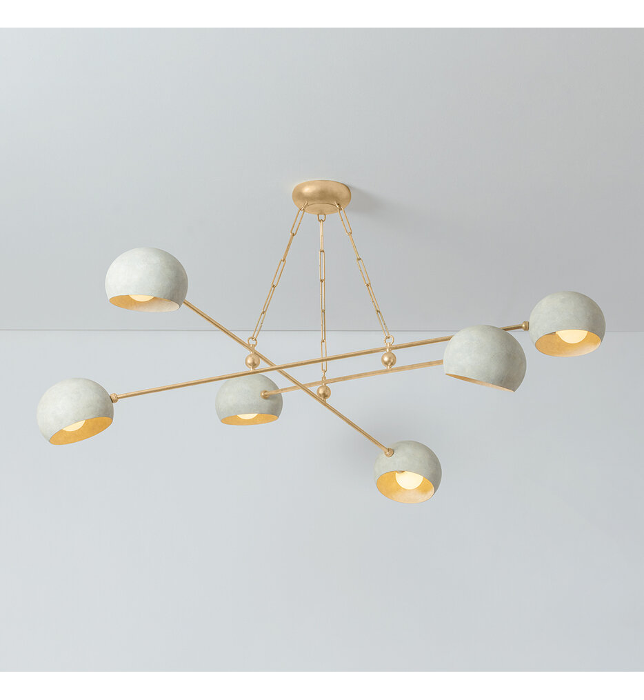 Hudson Valley - 3106-VGL/LWP - Turner 60" Chandelier