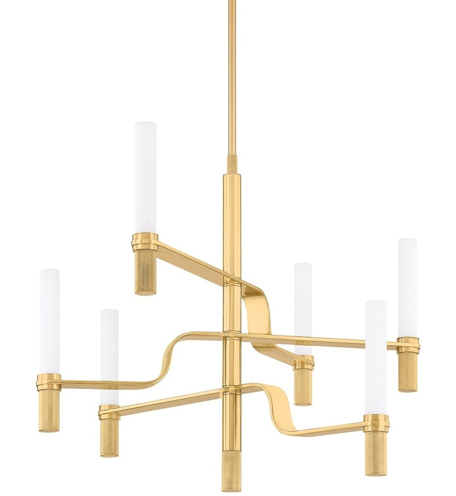 Hudson Valley - 4006-AGB - Allentown 36" Chandelier