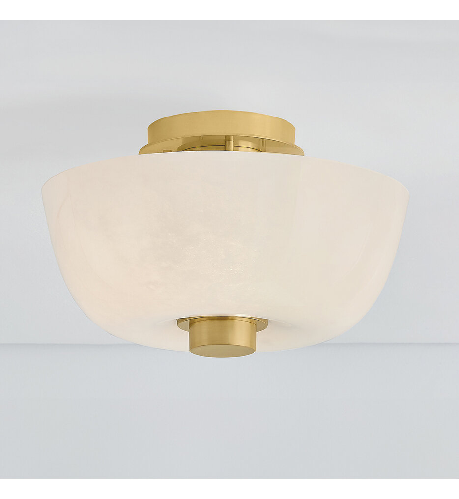 Hudson Valley - 5215-AGB - Dove 15" Flush Mount