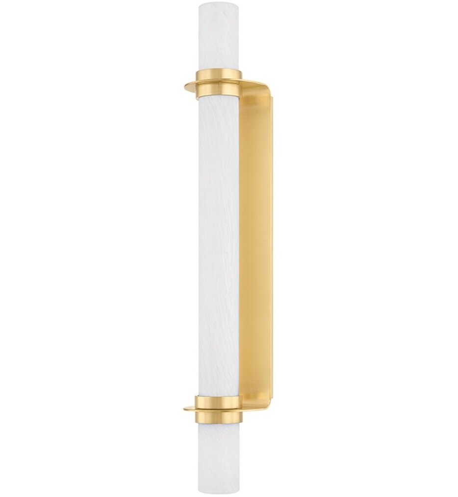 Hudson Valley - 5528-AGB - Groveland Station 27.75" Wall Sconce