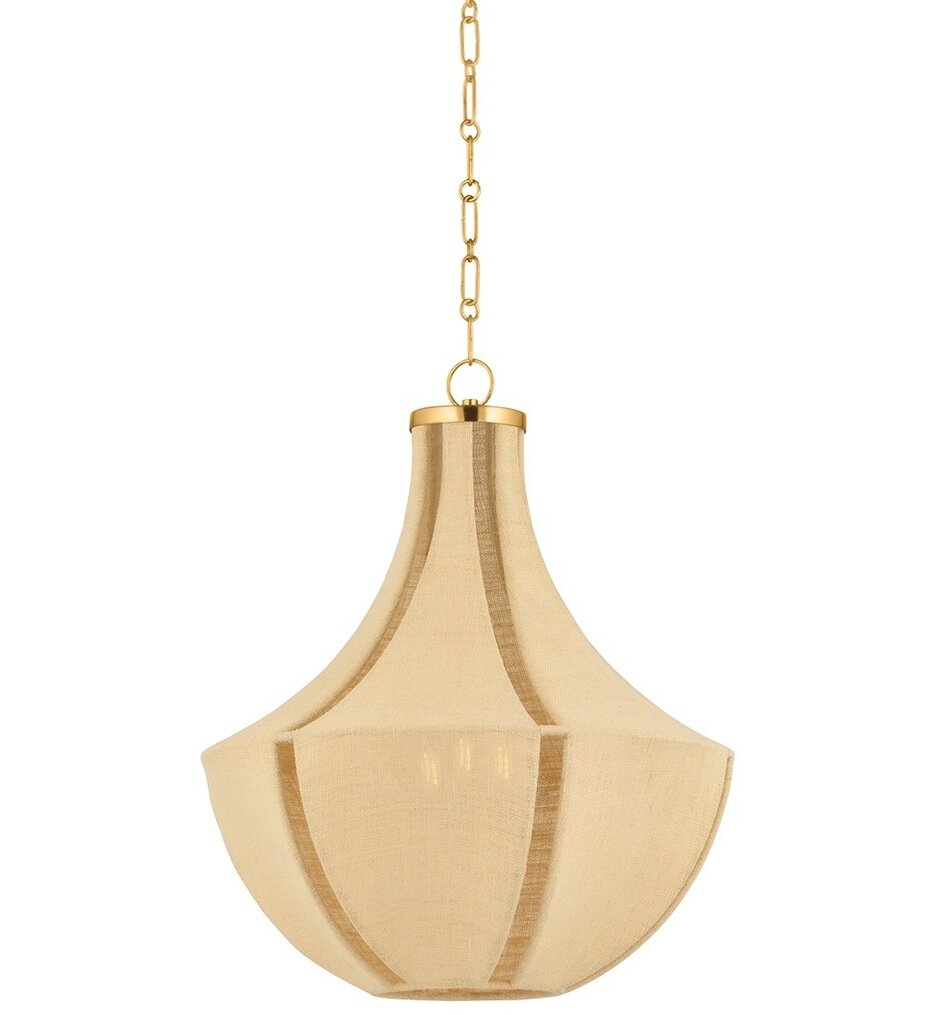 Hudson Valley - 6603-AGB - Cascade Lake 20" Pendant