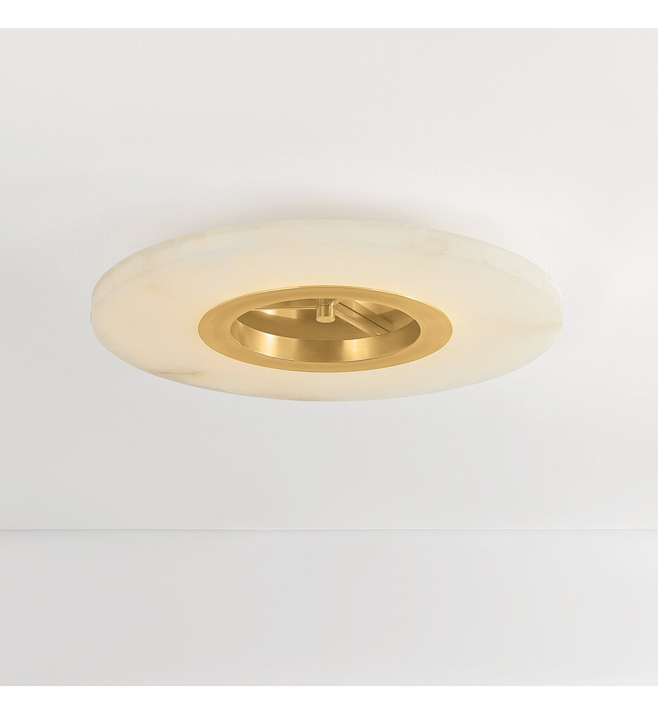 Hudson Valley - 8024-AGB - Alto 24" Semi-Flush Mount