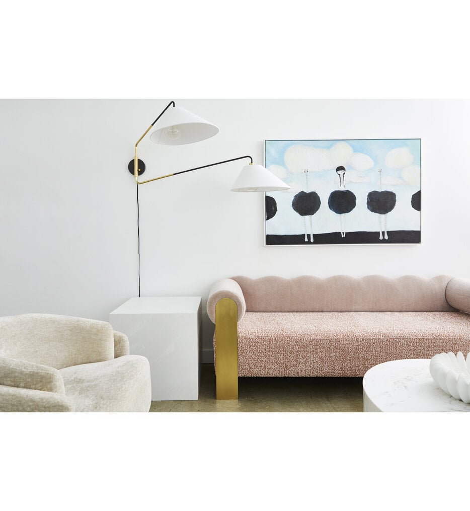 Duo 22" Plug-in Sconce