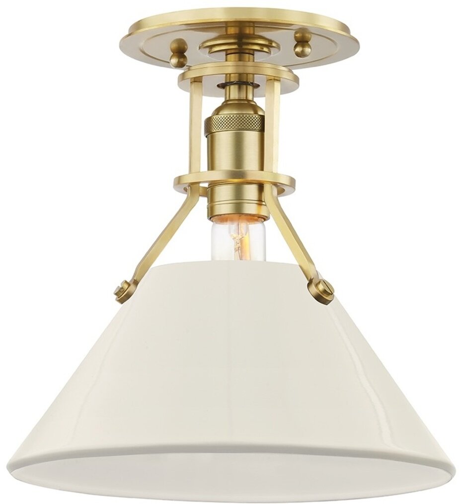 Hudson Valley - Painted No.2 9.5" Semi-Flush Mount