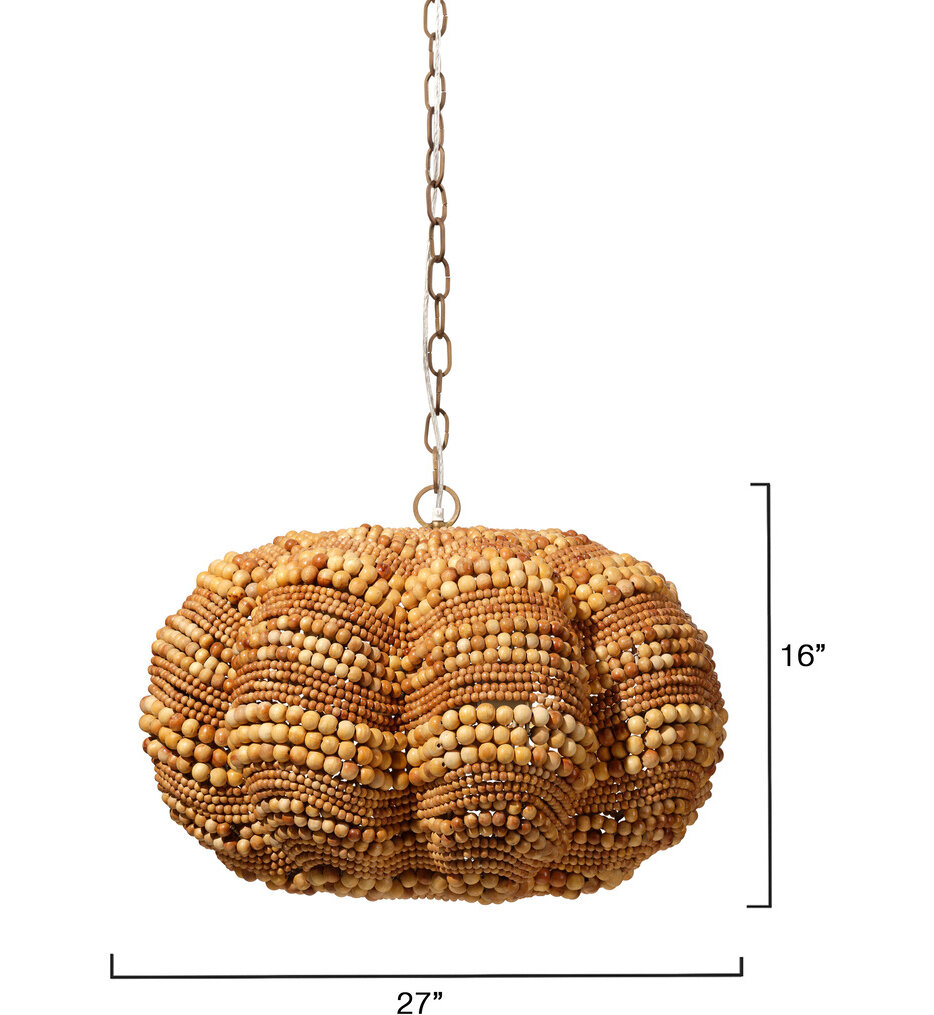 Clamshell 27" Chandelier