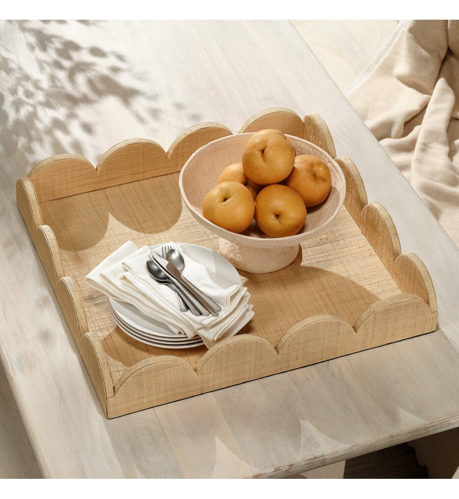 Wonderland Scalloped Tray