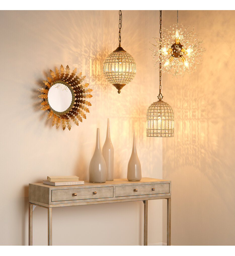 Crystal 10" Chandelier