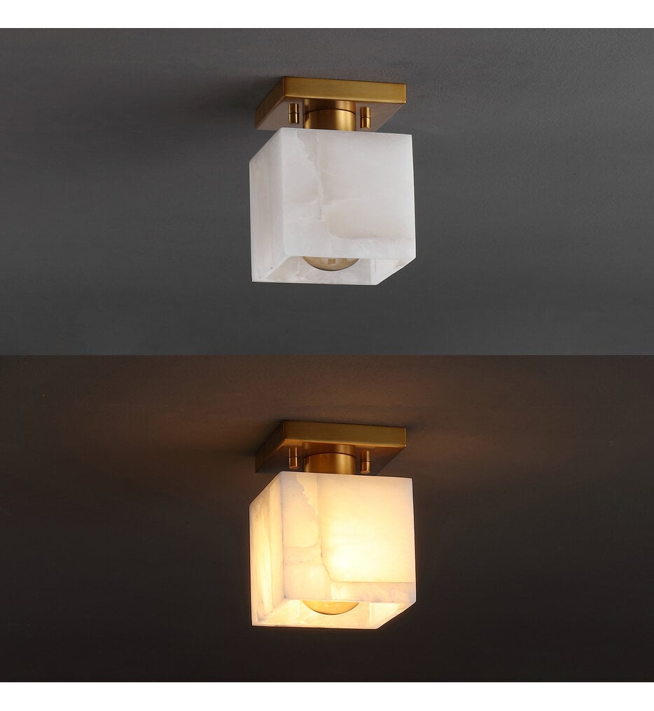 Alessia 5" Semi-Flush Mount