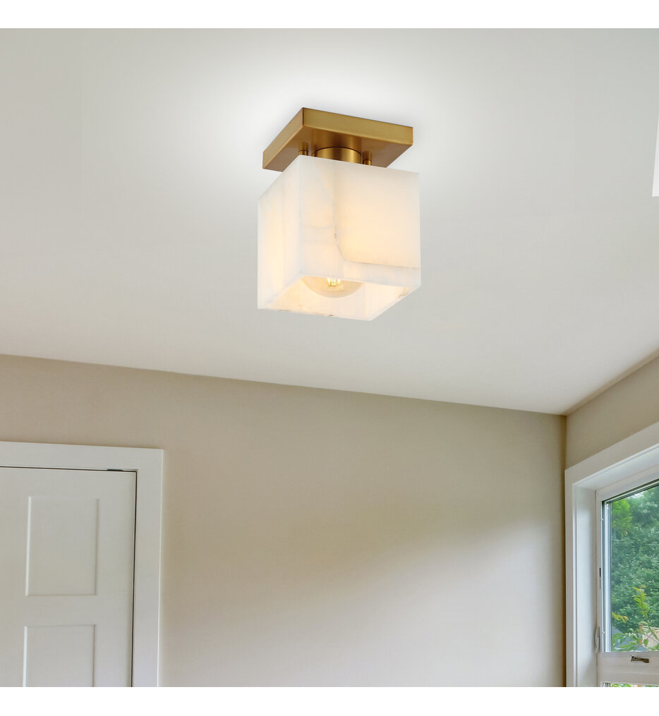 Alessia 5" Semi-Flush Mount