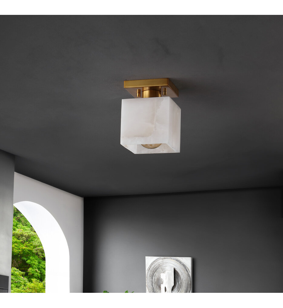 Alessia 5" Semi-Flush Mount