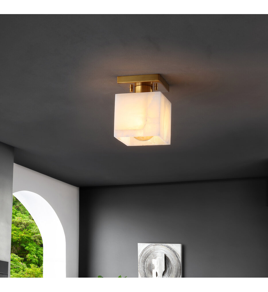 Alessia 5" Semi-Flush Mount