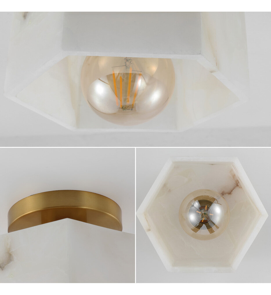 Tessa 8" Semi-Flush Mount