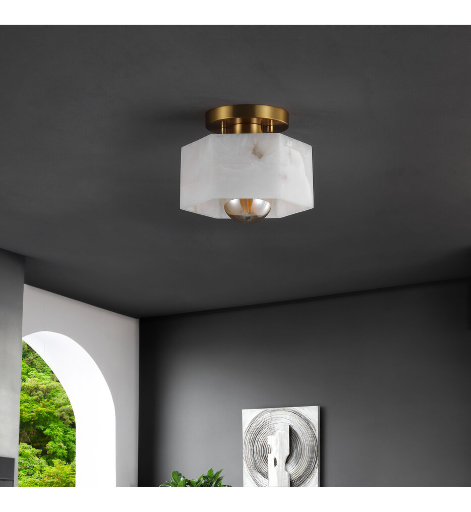 Tessa 8" Semi-Flush Mount