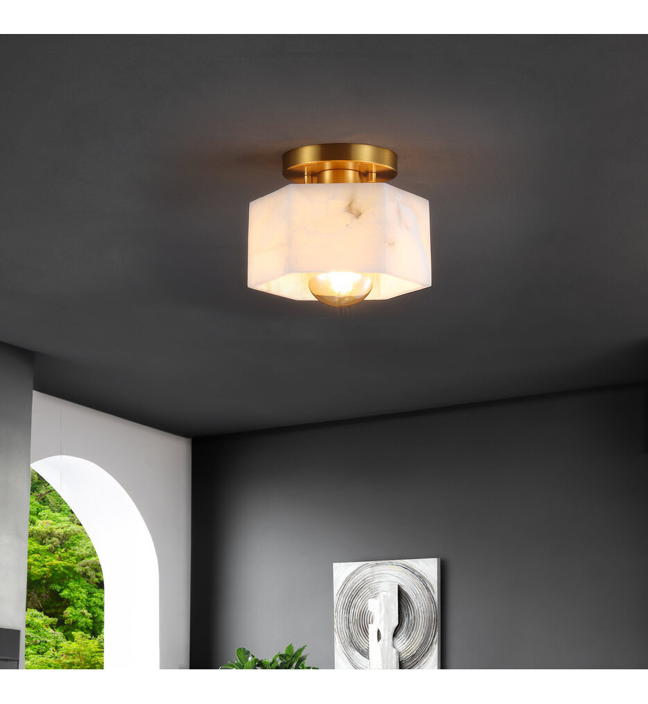 Tessa 8" Semi-Flush Mount