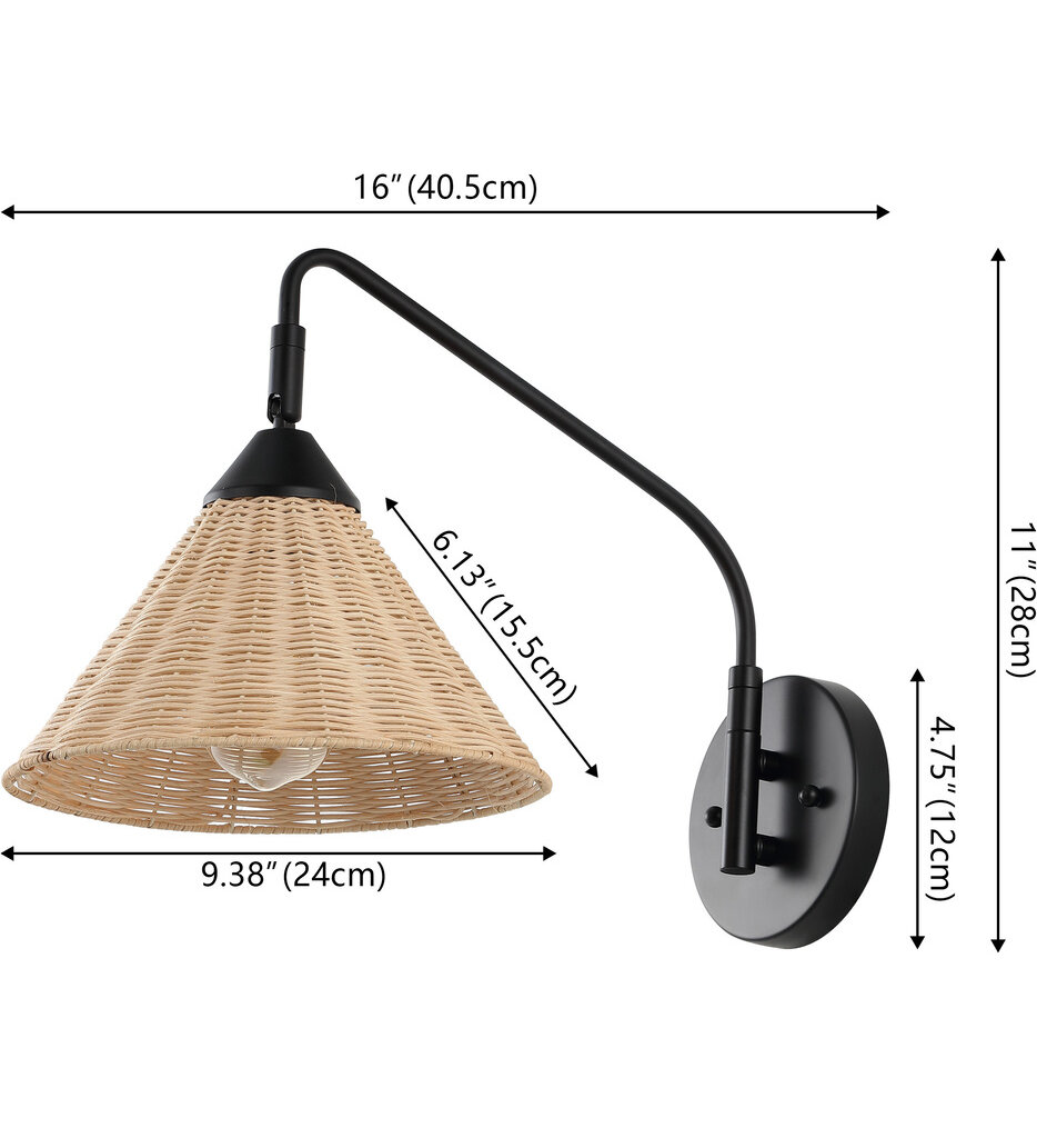 Kiawah 16" Wall Sconce