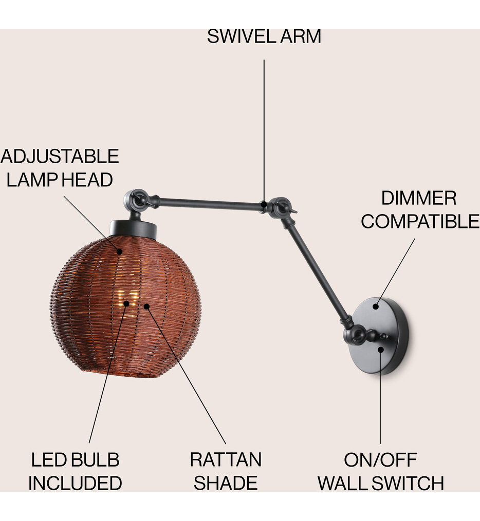 Lyla 22" Wall Sconce