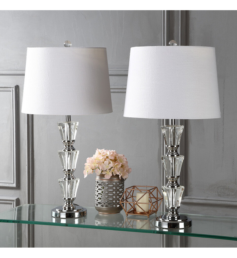 Jonathan Y JYL2044ASET2 Layla 27" Table Lamp (Set of 2)