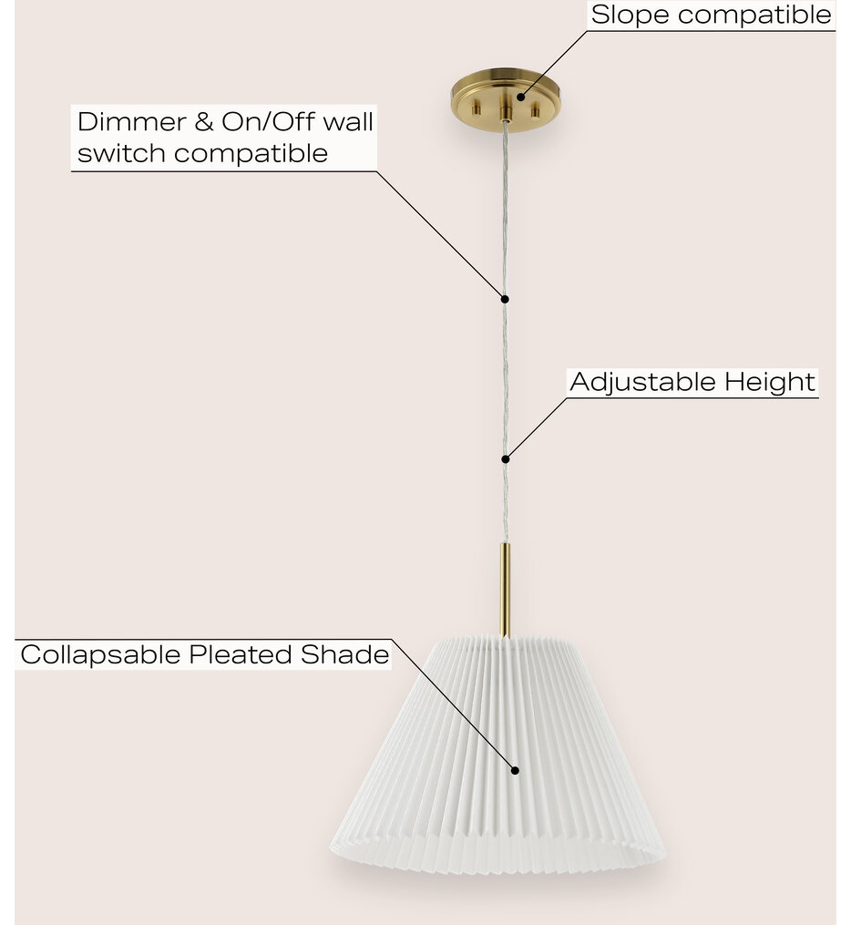 Alden 14.25" Pendant