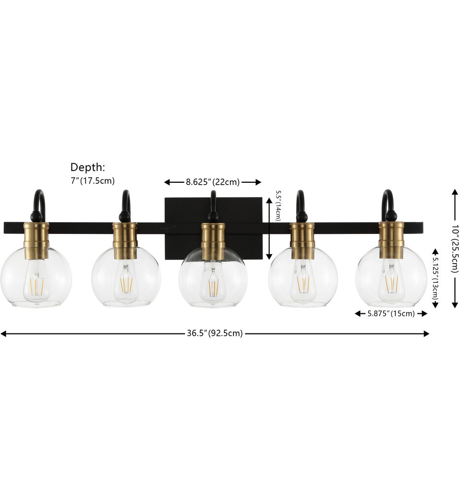 Marais 36.5" Bath Vanity Light