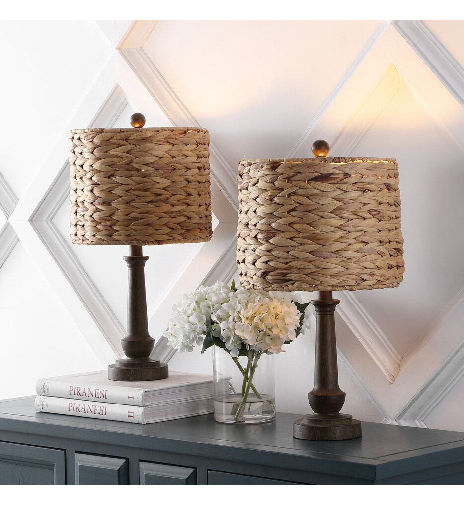 Jonathan Y - JYL4052A-SET2 - Leona 21.25" Table Lamp (Set of 2)