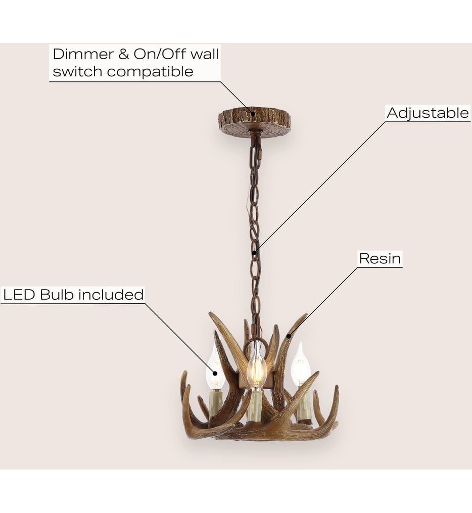 Nelle 11.5" Chandelier