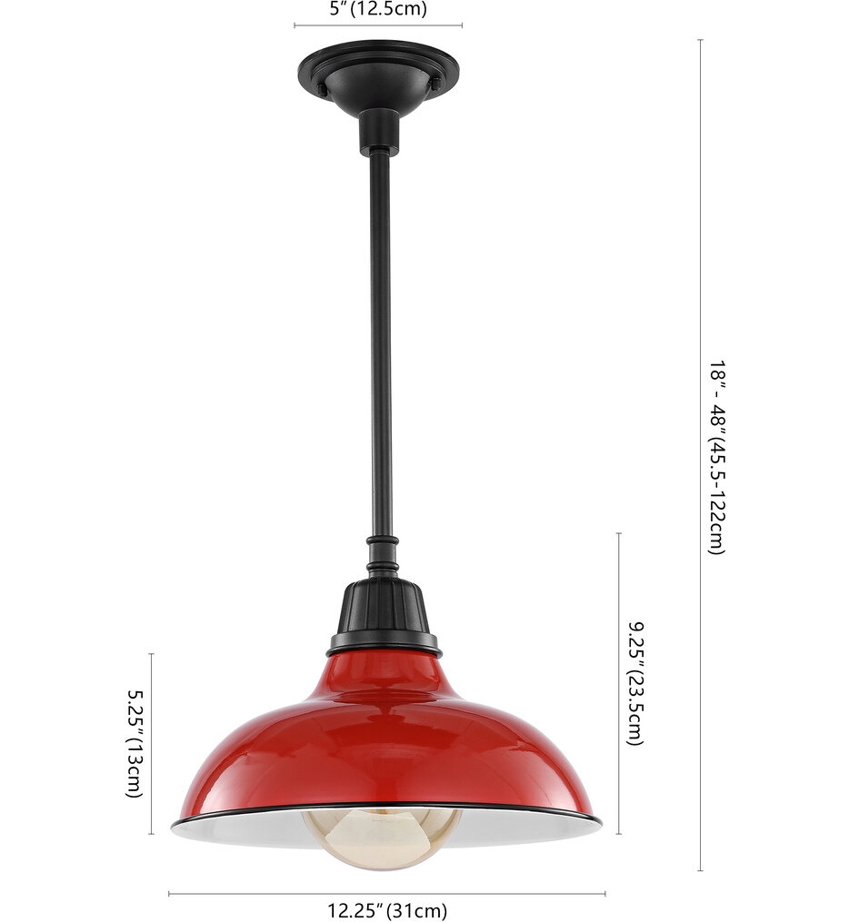 Jasper 12.25" Outdoor Pendant