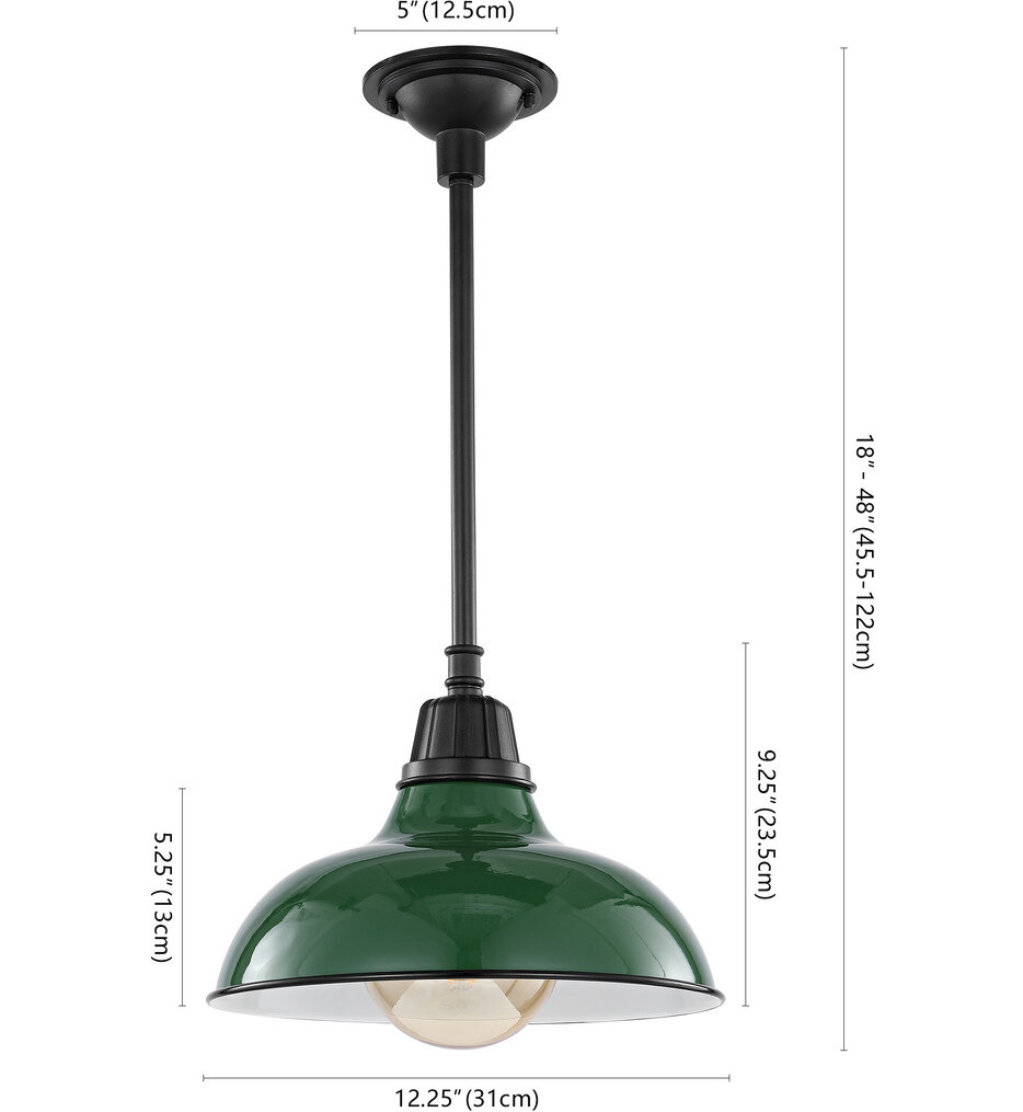 Jasper 12.25" Outdoor Pendant