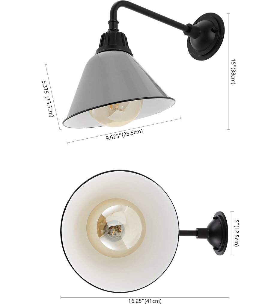 Croydon 16.25" Outdoor Wall Sconce