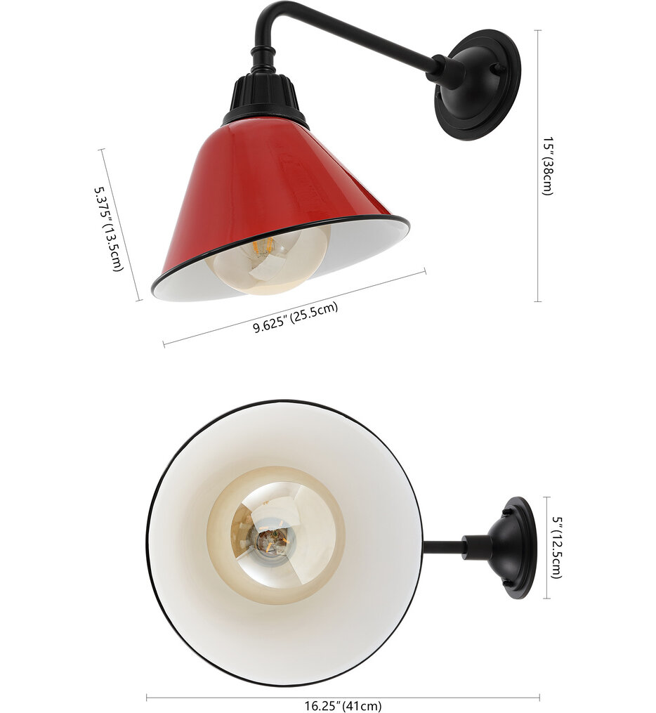 Croydon 16.25" Outdoor Wall Sconce