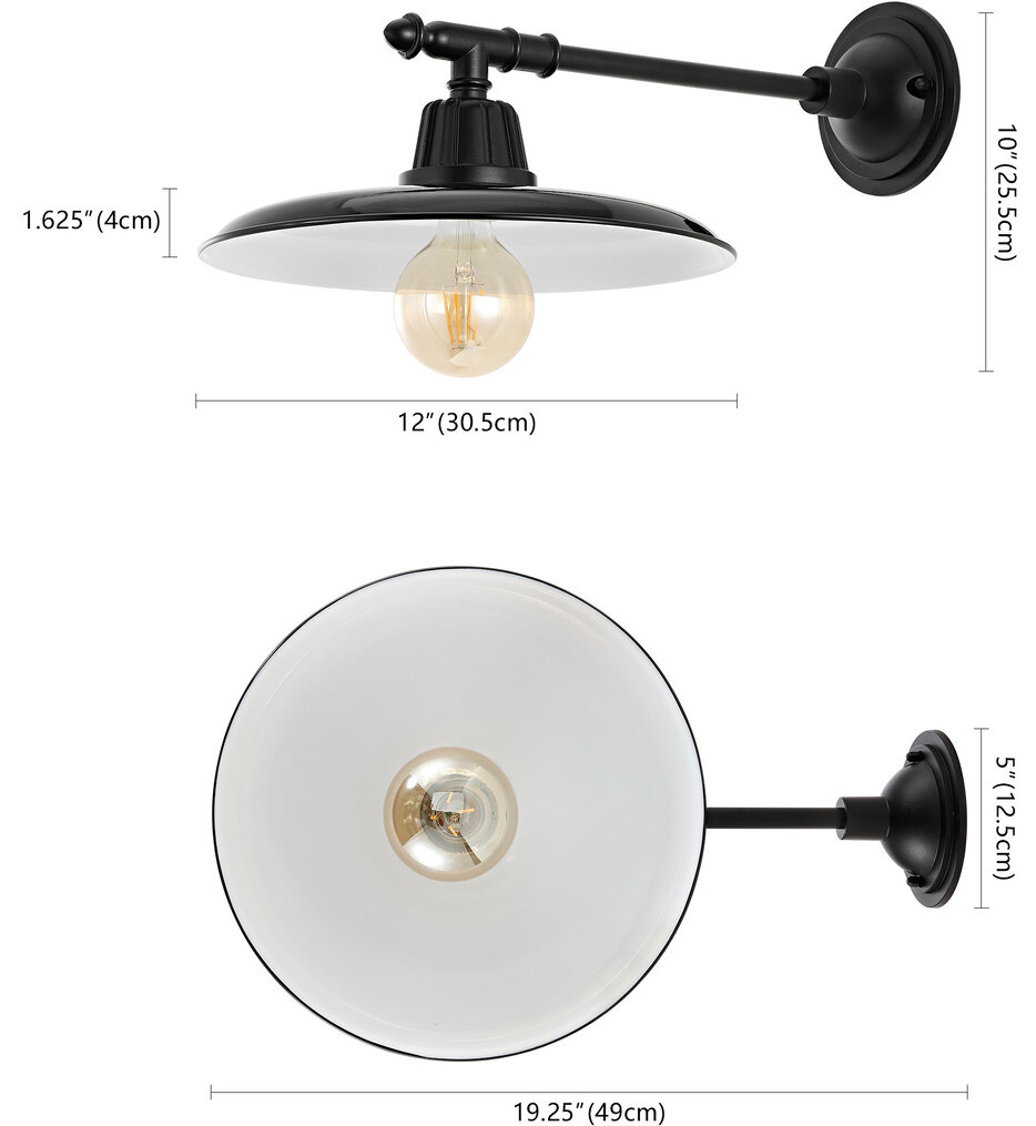 Bonner 19.25" Outdoor Wall Sconce