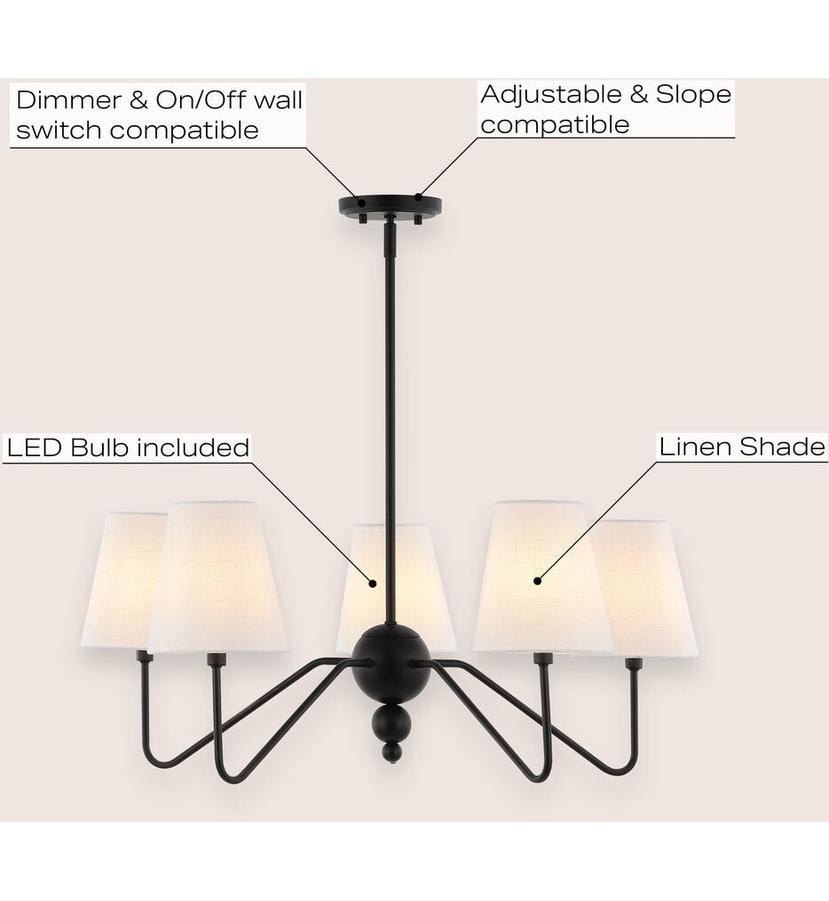 Skylar 32" Chandelier