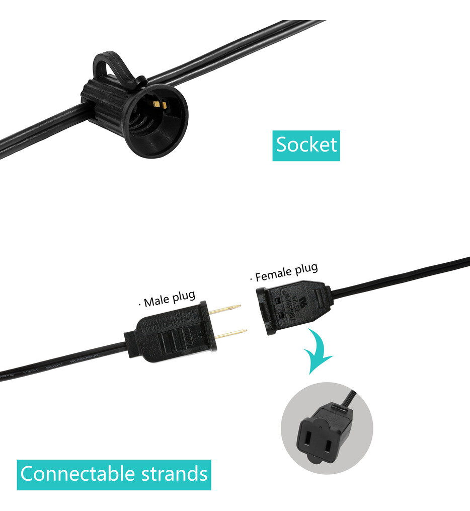 10' Outdoor String Lights