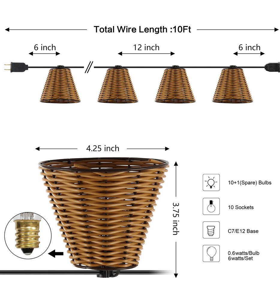 Payton 120" String Lights