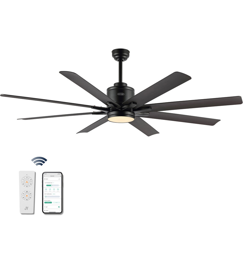 Jonathan Y - Octo 66" Ceiling Fan
