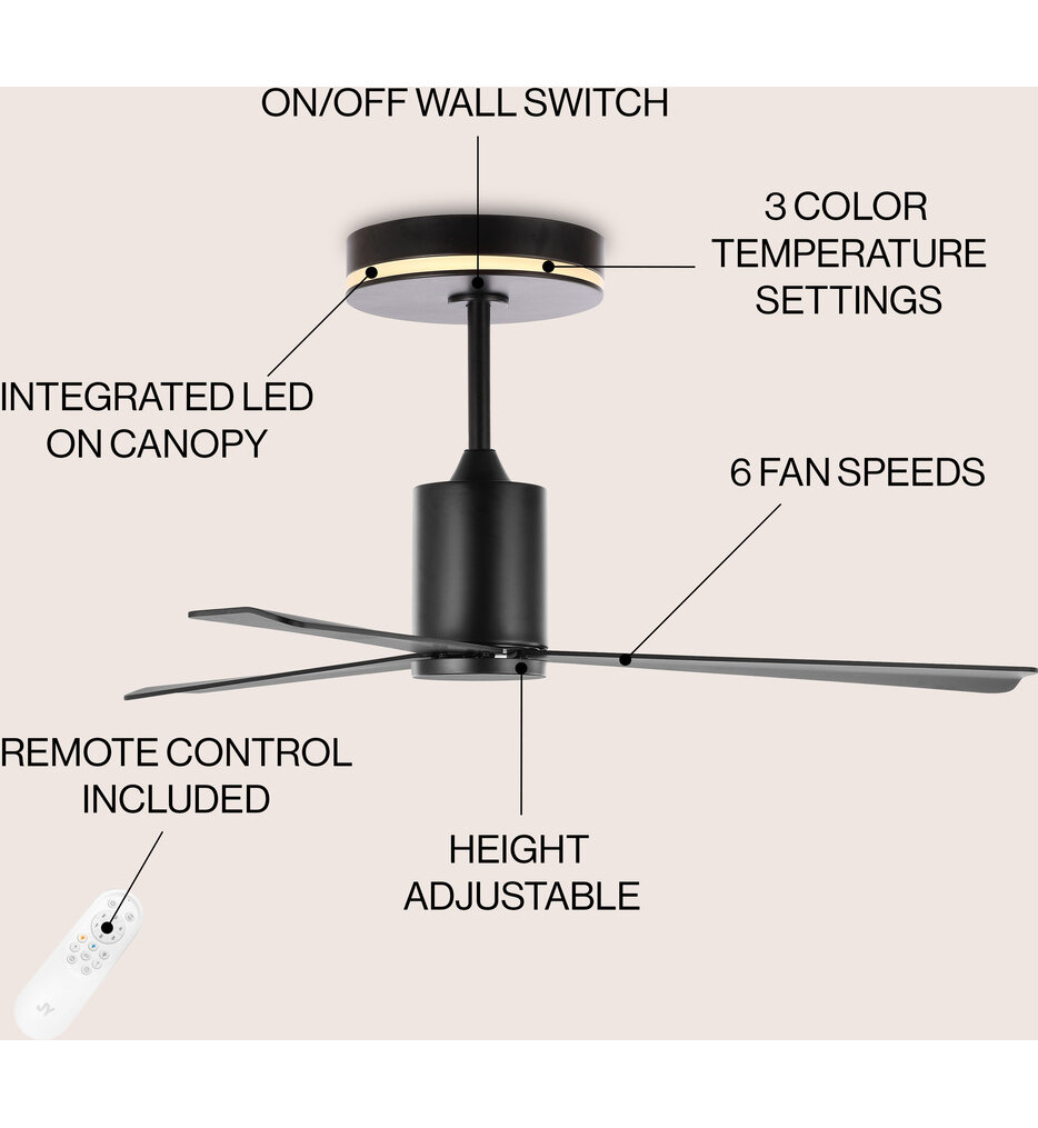 Levi 52" Ceiling Fan