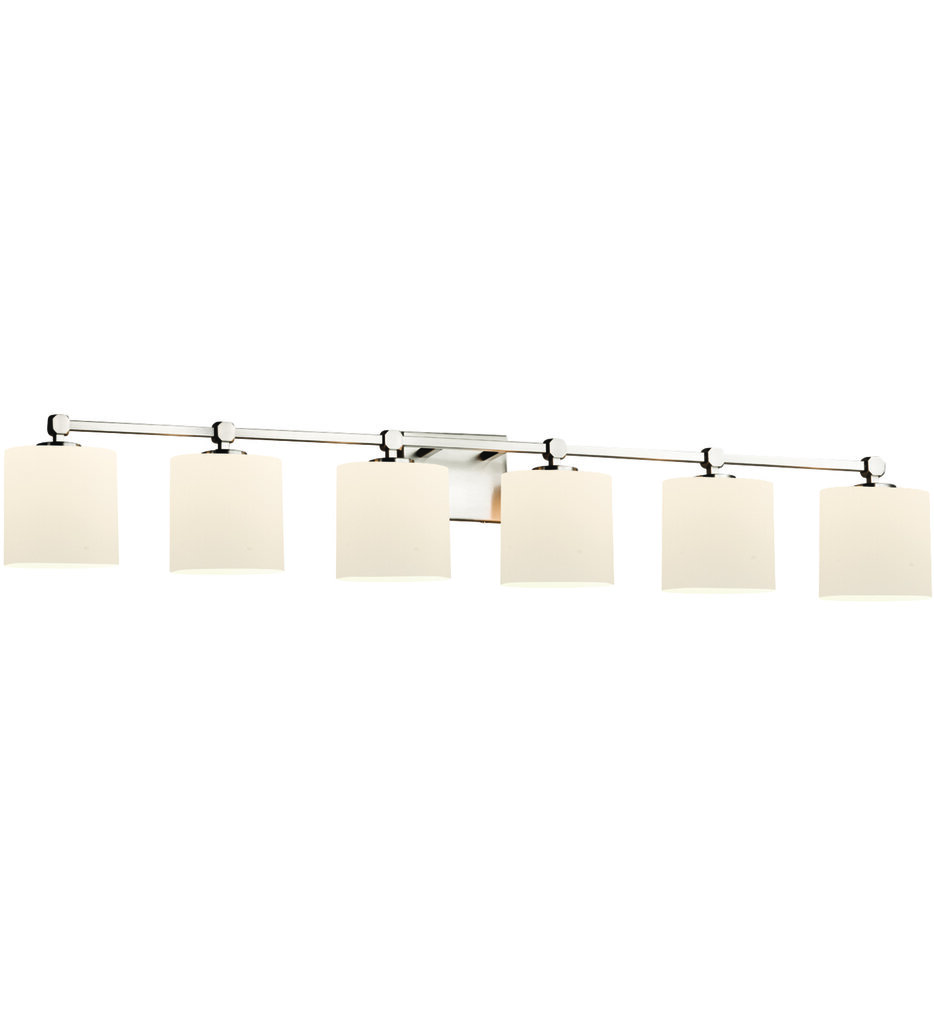 Justice Design Group - FSN-8426-30-OPAL-NCKL - Tetra 51.5" Bath Vanity Light