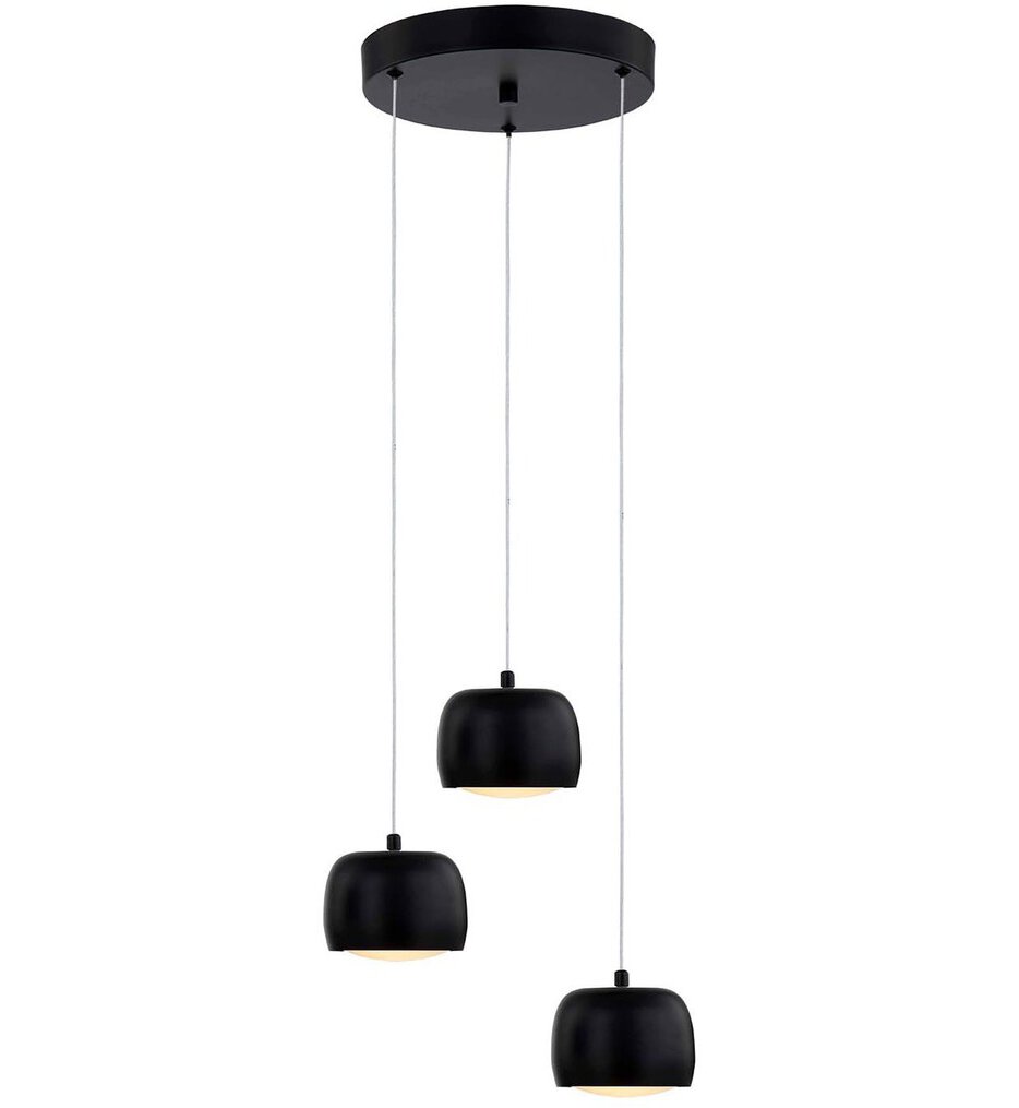 Justice Design Group - NSH-8117-MBLK - Frascati 4.5" Pendant
