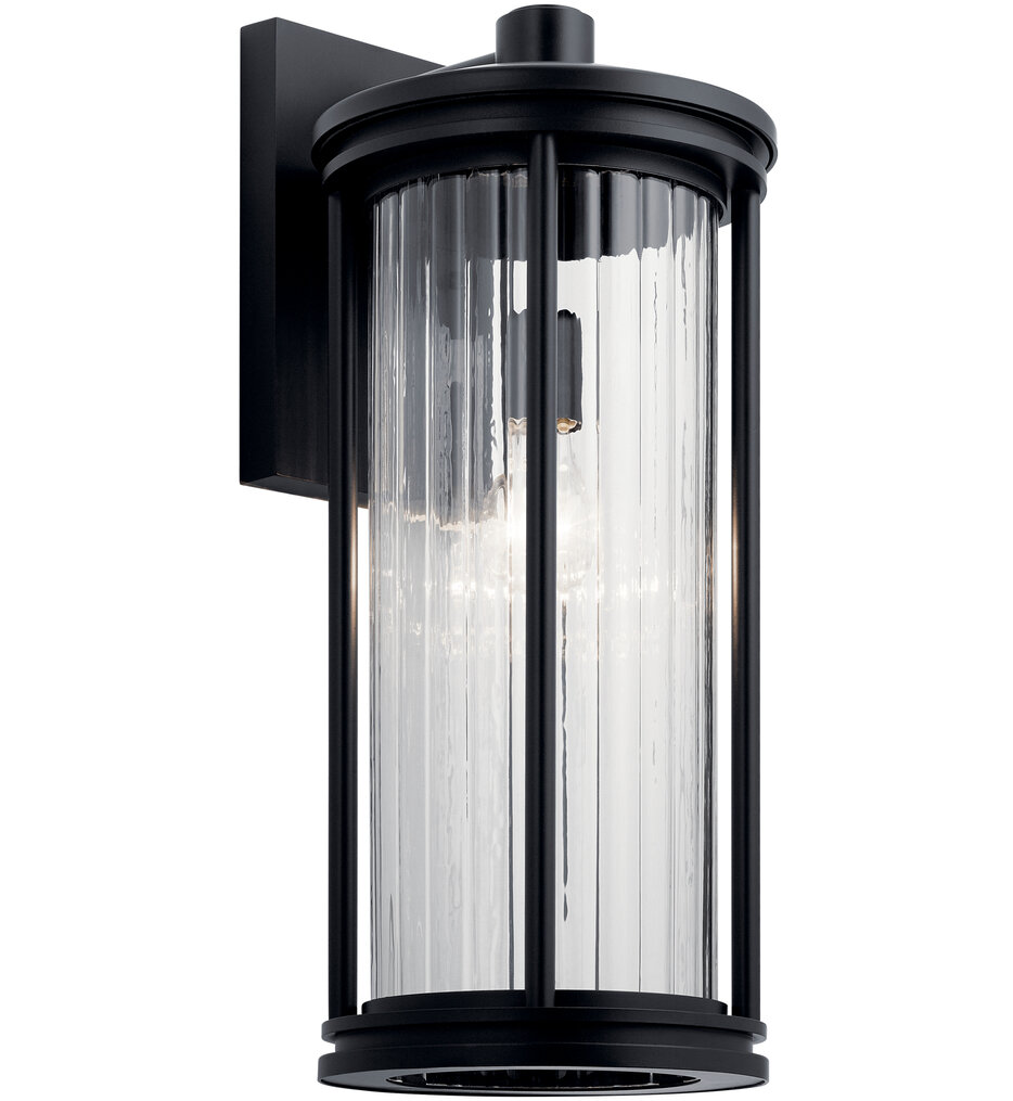Kichler - 59024BK - Barras 20" Outdoor Wall Sconce