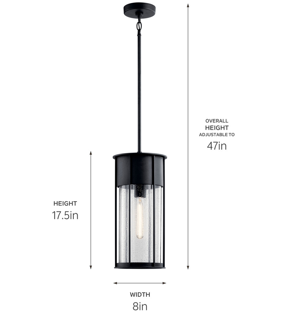 Camillo 8" Outdoor Pendant