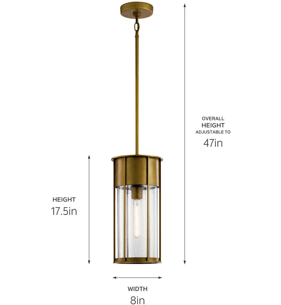 Camillo 8" Outdoor Pendant