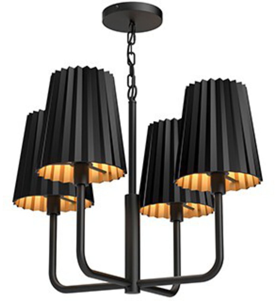 Plisse 22.5" Chandelier